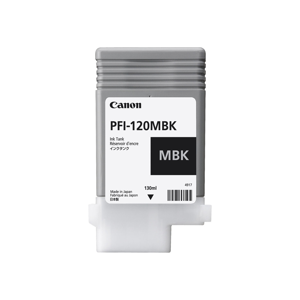TANQUE DE TINTA CANON PFI-120 MBK, 130ML.