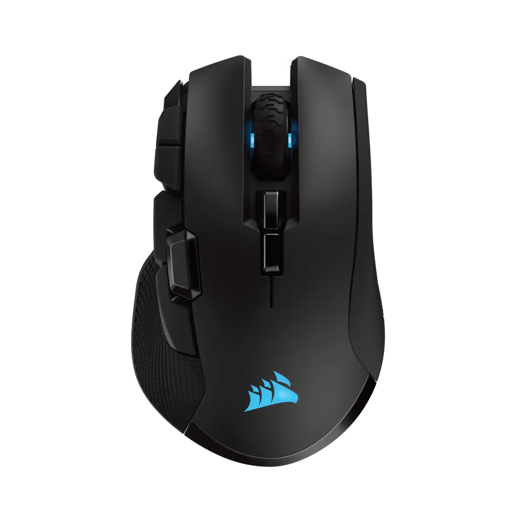 MOUSE GAMING CORSAIR IRONCLAW RGB WIRELESS, 18000 DPI, 10 BTN PROGRAMABLE, NEGRO, BT.